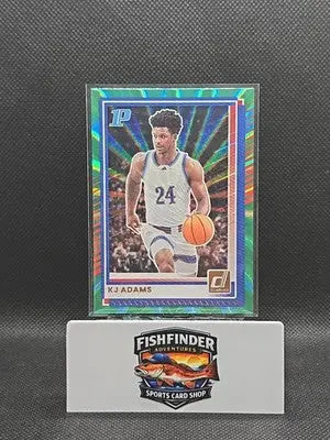 2025-26 Panini Donruss - KJ Adams - 1st Panini - Holo Green Laser - #79