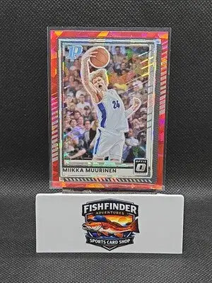 2025-26 Panini Donruss Miikka Muurinen Red Ice Prizm #168 - Basketball Card Single