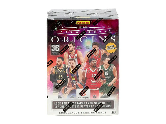 2025/26 Panini Origins EuroLeague Basketball H2 Box | Columbia Sports Cards - Basketball Card Box