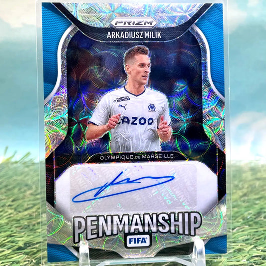 2025-26 Panini Prizm FIFA Arkadiusz Milik Penmanship Choice Prizm Auto - Soccer Card Single