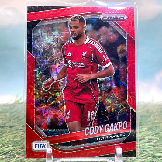 2025-26 Panini Prizm FIFA Cody Gakpo Choice Red Prizm /88 Liverpool - Soccer Card Single