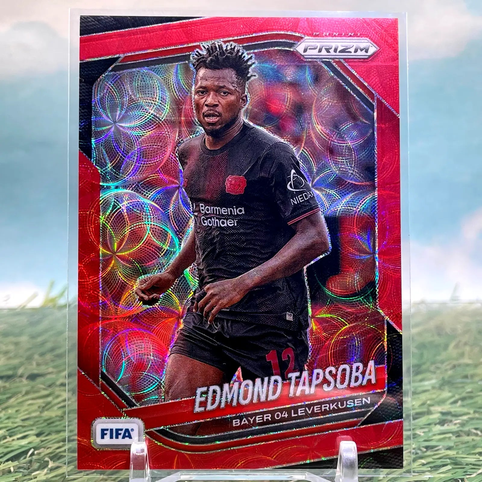 2025-26 Panini Prizm FIFA Edmond Tapsoba #238 Choice Red Prizm /88 Bayer - Soccer Card Single