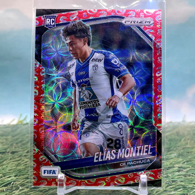 2025-26 Panini Prizm FIFA Elias Montiel CF Pachuca RC Choice Snake Year Red /48 - Soccer Card Single