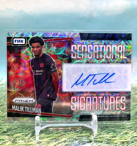 2025-26 Panini Prizm FIFA Malik Tillman Sensational SIgnatures Auto Choice USMNT - Soccer Card Single