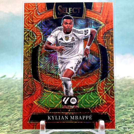 2025-26 Panini Select Kylian Mbappé Real Madrid La Liga Terrace Prizm /199 #9 - Soccer Card Single