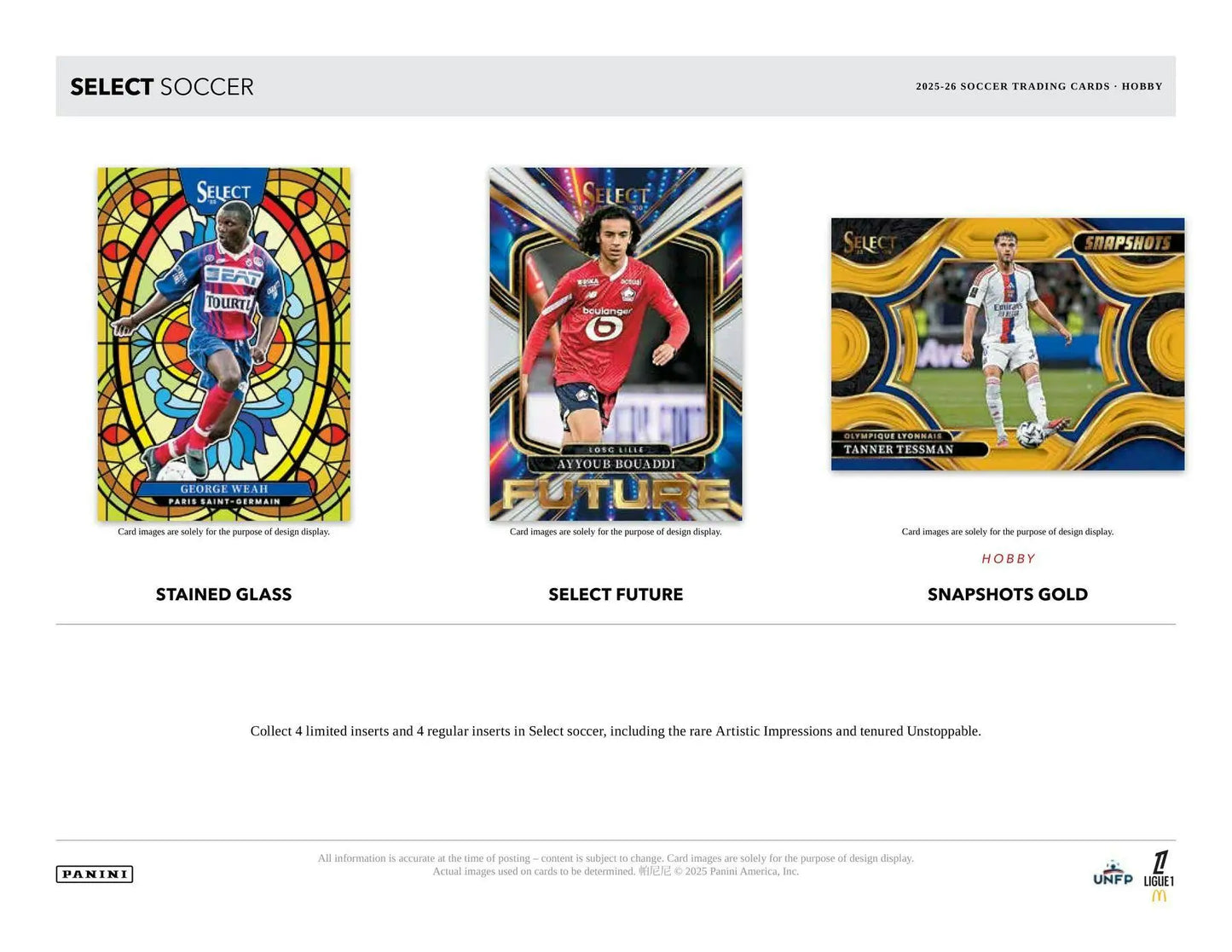 2025/26 Panini Select Ligue 1 Soccer H2 Box | Columbia Sports Cards - Soccer Card Box