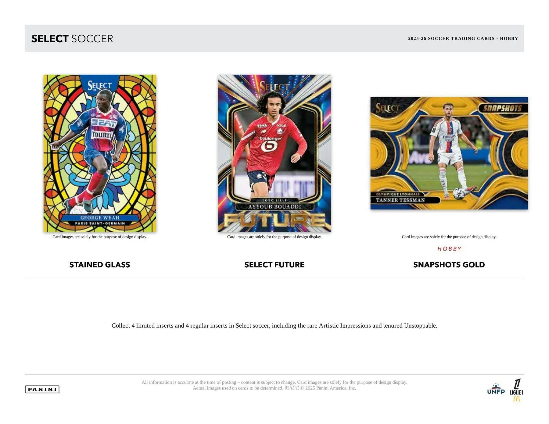 2025/26 Panini Select Ligue 1 Soccer H2 Box | Columbia Sports Cards - Soccer Card Box