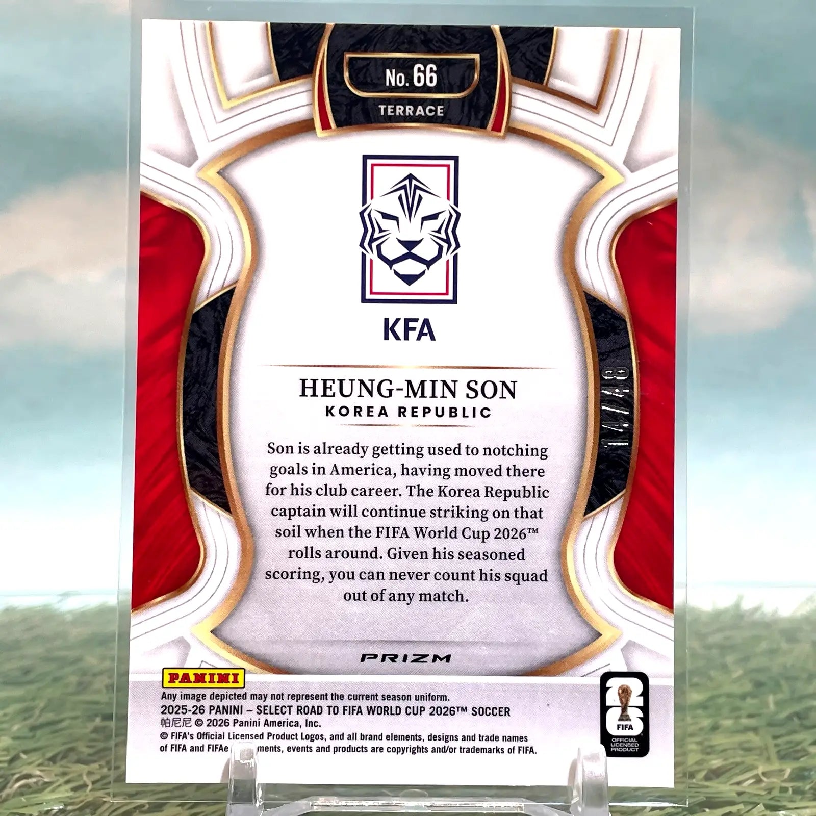 2025-26 Panini Select Road to FIFA World Cup #66 Heung-Min Son Purple Mojo - Soccer Card Single