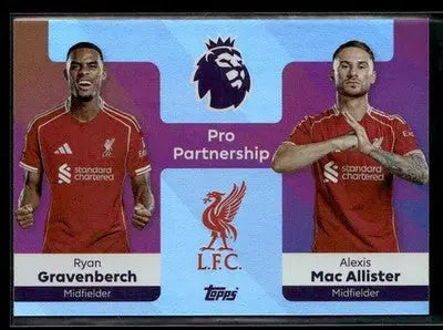 2025-26 Premier League #371 Ryan Gravenberch / Alexis Mac Allister PS RF - Soccer Card Single