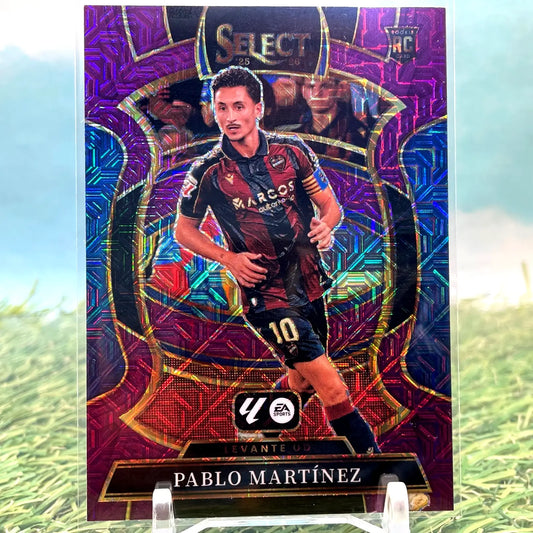 2025-26 Select La Liga Levante RC Pablo Martinez Terrace Purple Prizm - Soccer Card Single