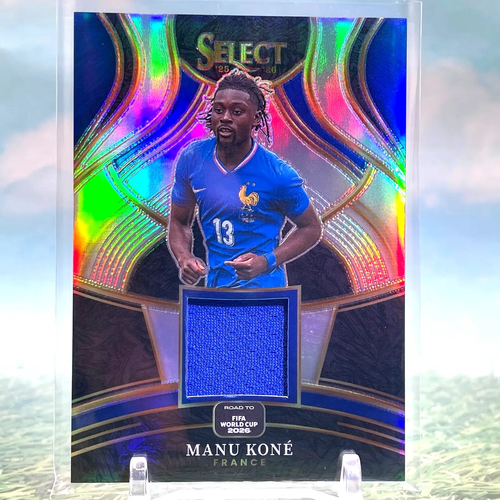 2025-26 SELECT ROAD TO FIFA WORLD CUP MANU KONE PATCH SILVER PRIZM - Soccer Card Single