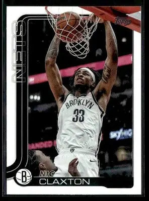 2025-26 Topps #10 Nic Claxton - Basketball Card Single