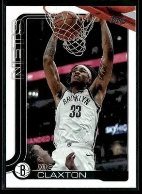 2025-26 Topps #10 Nic Claxton - Basketball Card Single