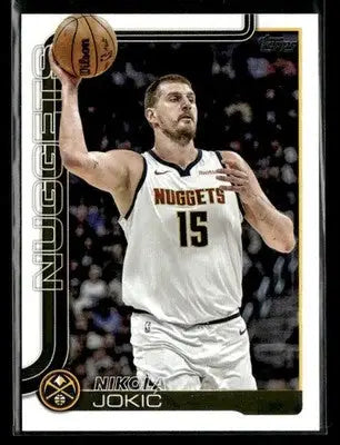 2025-26 Topps #101 Nikola Jokić Base Denver Nuggets - Basketball Card Single