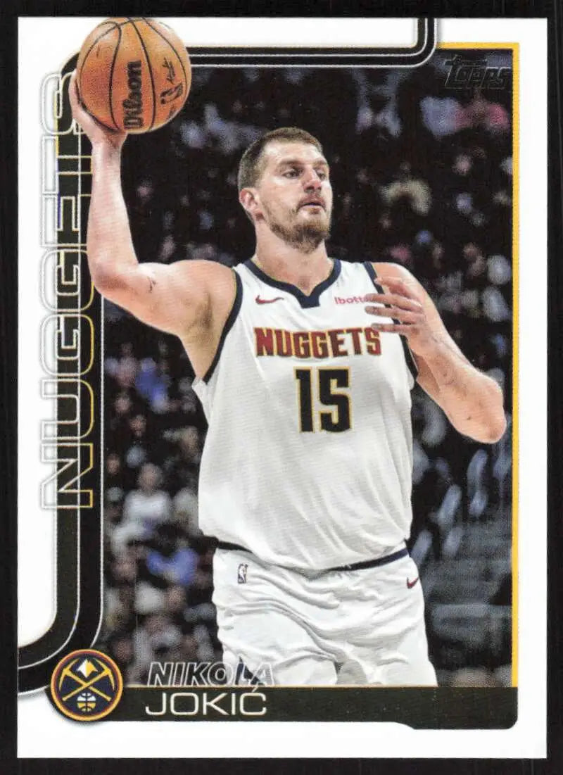 2025-26 Topps #101 Nikola Jokic NM-MT Denver Nuggets Basketball Card - Basketball Card Single