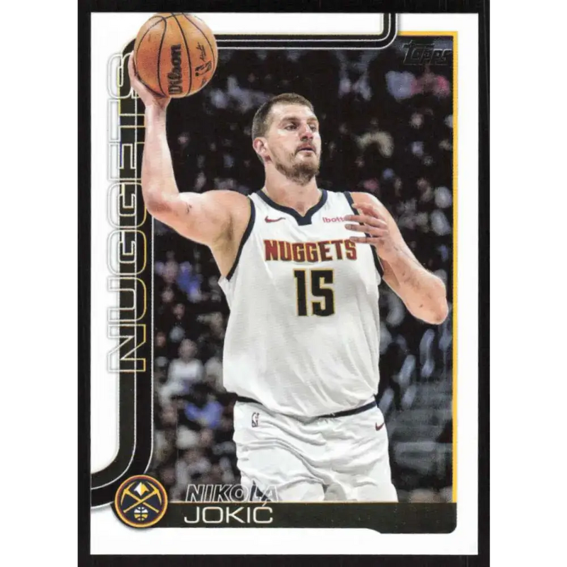 2025-26 Topps #101 Nikola Jokic NM-MT Denver Nuggets Basketball Card - Basketball Card Single