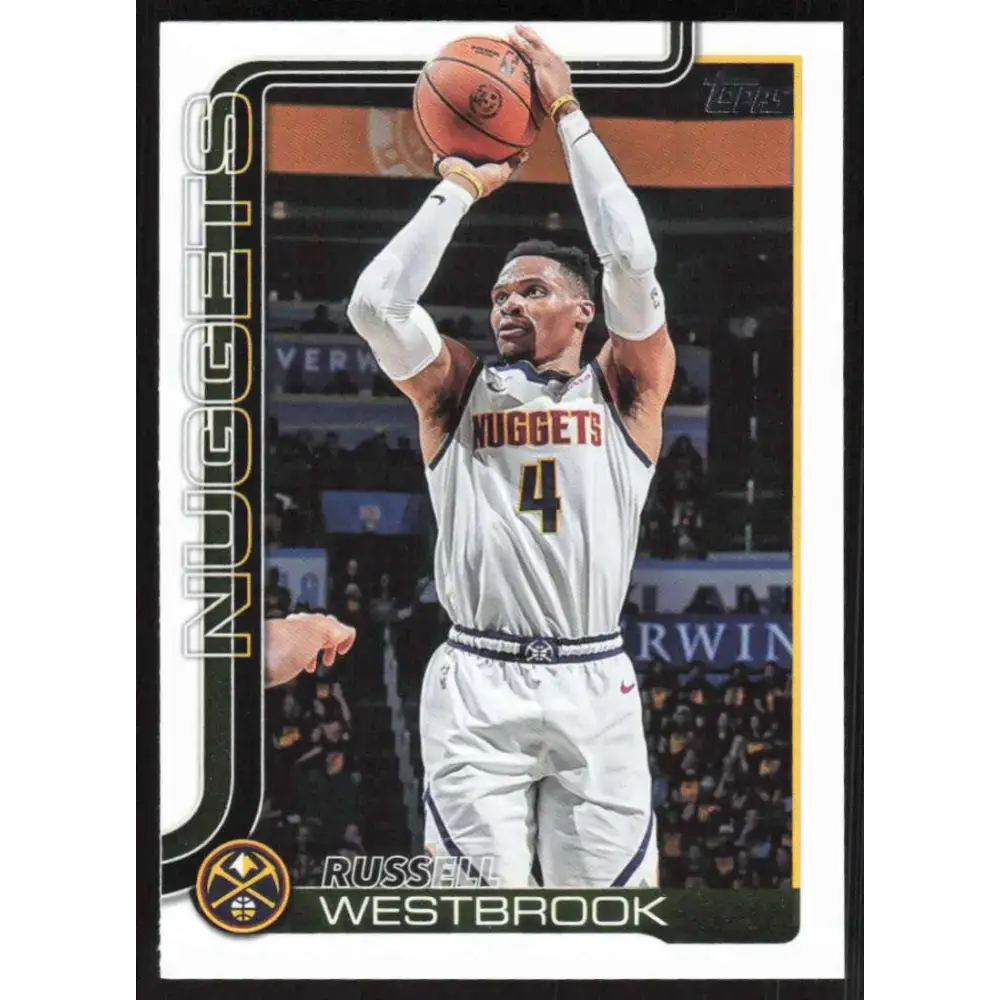 2025-26 Topps #104 Russell Westbrook NM-MT Denver Nuggets Basketball Card - Basketball Card Single