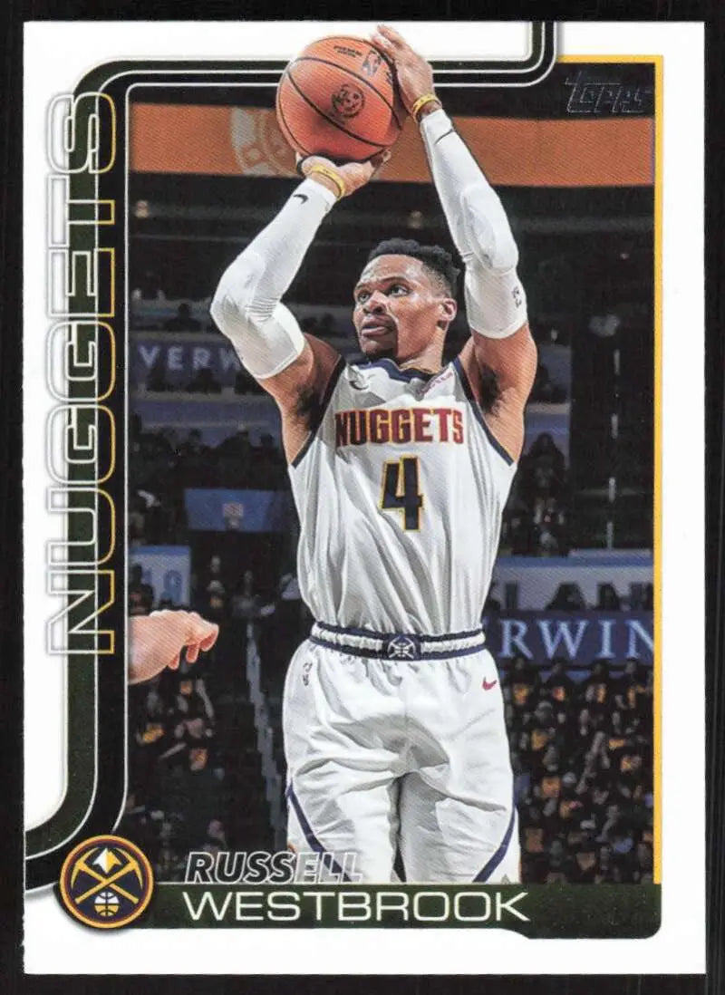 2025-26 Topps #104 Russell Westbrook NM-MT Denver Nuggets Basketball Card - Basketball Card Single