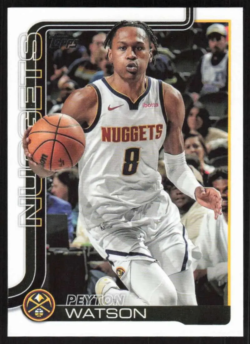 2025-26 Topps #106 Peyton Watson NM-MT Nuggets ID:80807 - Basketball Card Single