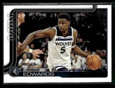 2025-26 Topps #108 Anthony Edwards - Basketball Card Single