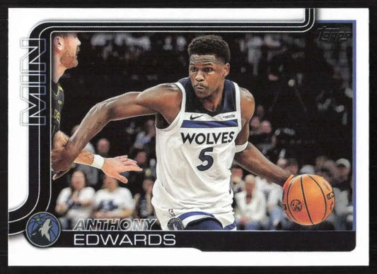 2025-26 Topps #108 Anthony Edwards NM-MT Minnesota Timberwolves Basketball Card
