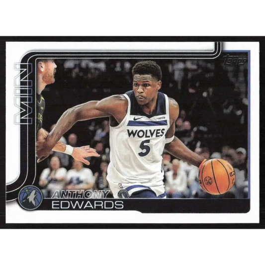 2025-26 Topps #108 Anthony Edwards NM-MT Minnesota Timberwolves Basketball Card