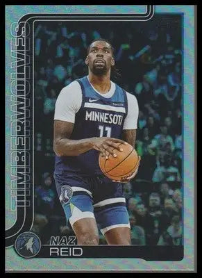 2025-26 Topps #109 Naz Reid Holo Foil Timberwolves - Basketball Card Single