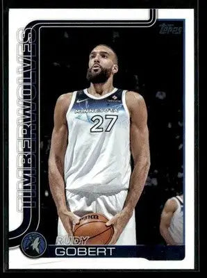 2025-26 Topps #111 Rudy Gobert - Basketball Card Single