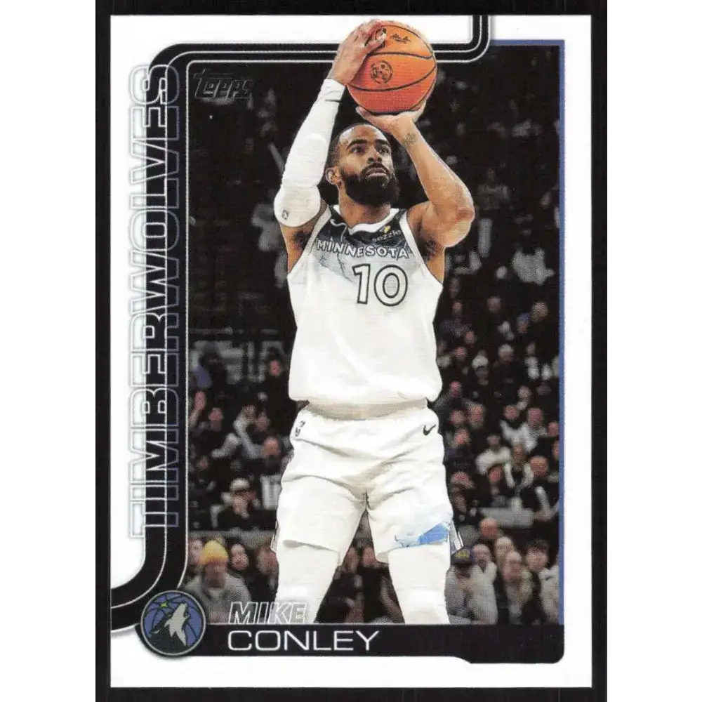 2025-26 Topps #112 Mike Conley NM-MT Minnesota Timberwolves Basketball Card - Basketball Card Single