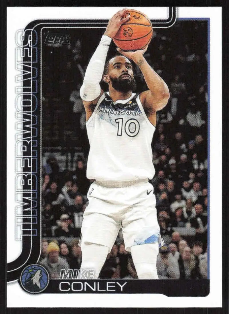 2025-26 Topps #112 Mike Conley NM-MT Minnesota Timberwolves Basketball Card - Basketball Card Single