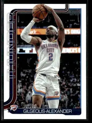 2025-26 Topps #115 Shai Gilgeous-Alexander - Basketball Card Single