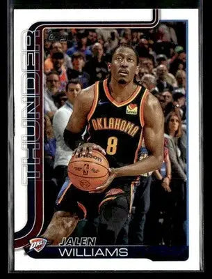 2025-26 Topps #116 Jalen Williams - Basketball Card Single