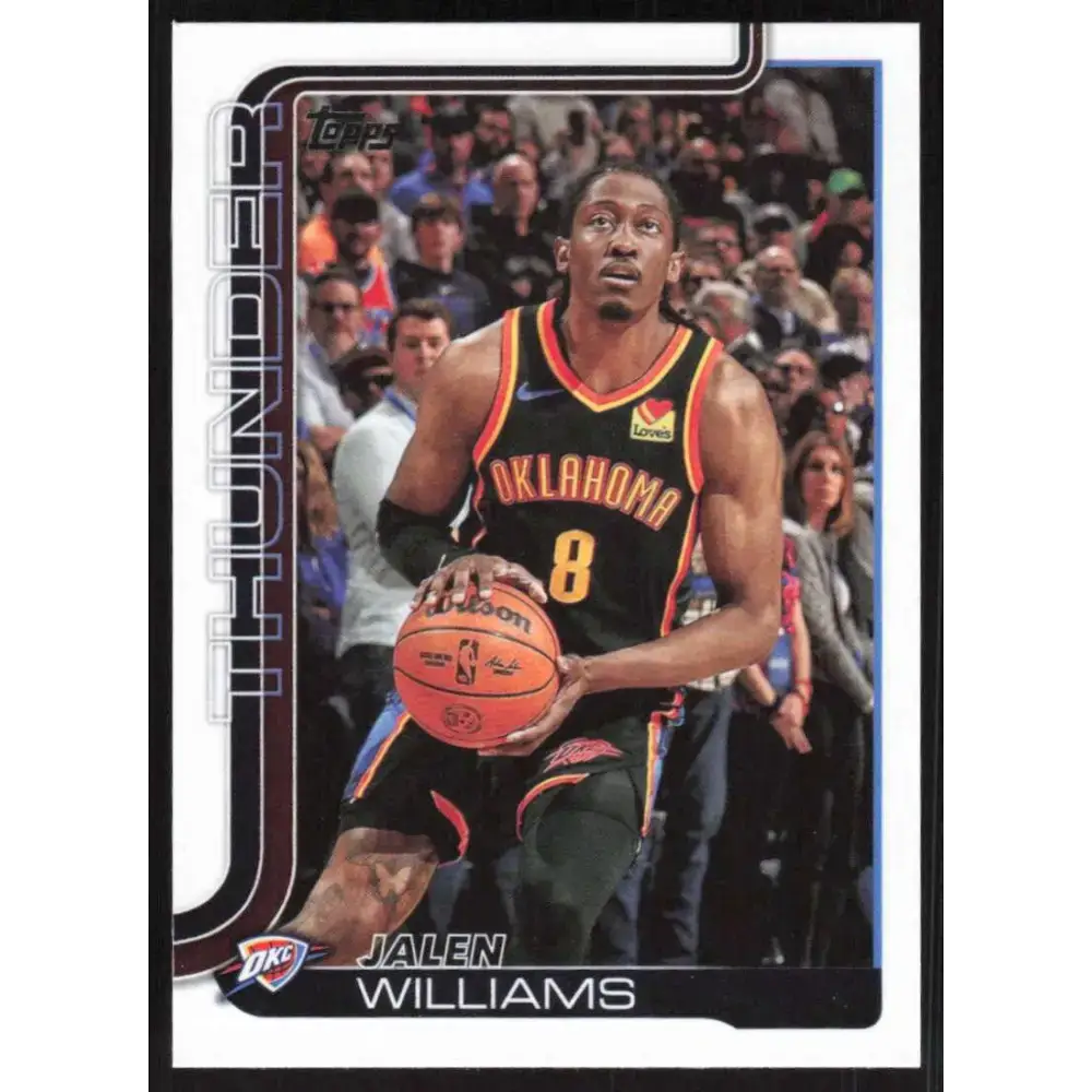 2025-26 Topps #116 Jalen Williams NM-MT Oklahoma City Thunder Basketball Card - Basketball Card Single
