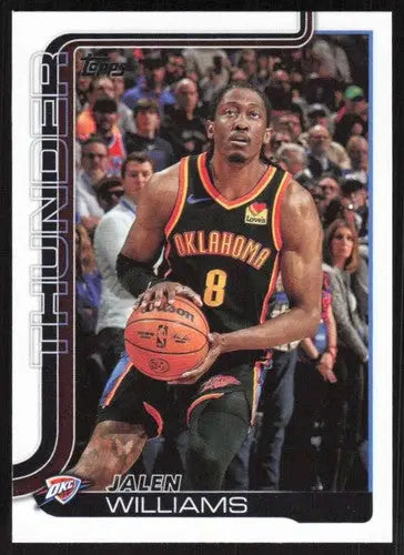 2025-26 Topps #116 Jalen Williams NM-MT Thunder ID:80810 - Basketball Card Single
