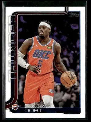2025-26 Topps #117 Luguentz Dort - Basketball Card Single