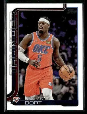 2025-26 Topps #117 Luguentz Dort - Basketball Card Single