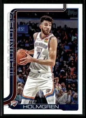 2025-26 Topps #118 Chet Holmgren - Basketball Card Single