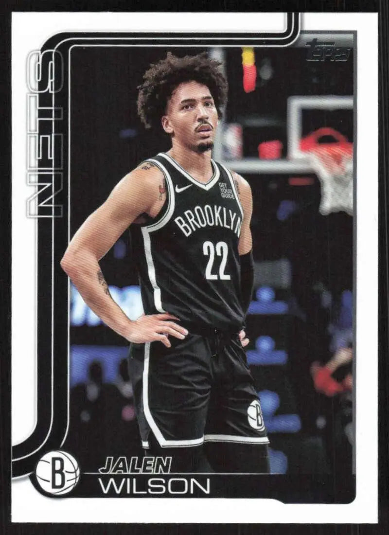 2025-26 Topps #12 Jalen Wilson NM-MT Brooklyn Nets Basketball Card - Basketball Card Single