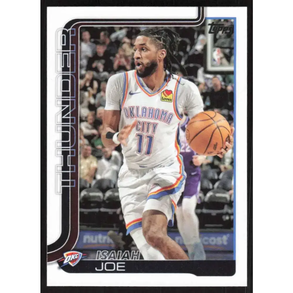 2025-26 Topps #121 Isaiah Joe NM-MT Oklahoma City Thunder Basketball Card - Basketball Card Single