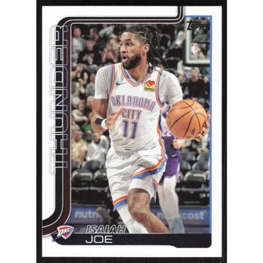 2025-26 Topps #121 Isaiah Joe NM-MT Oklahoma City Thunder Basketball Card