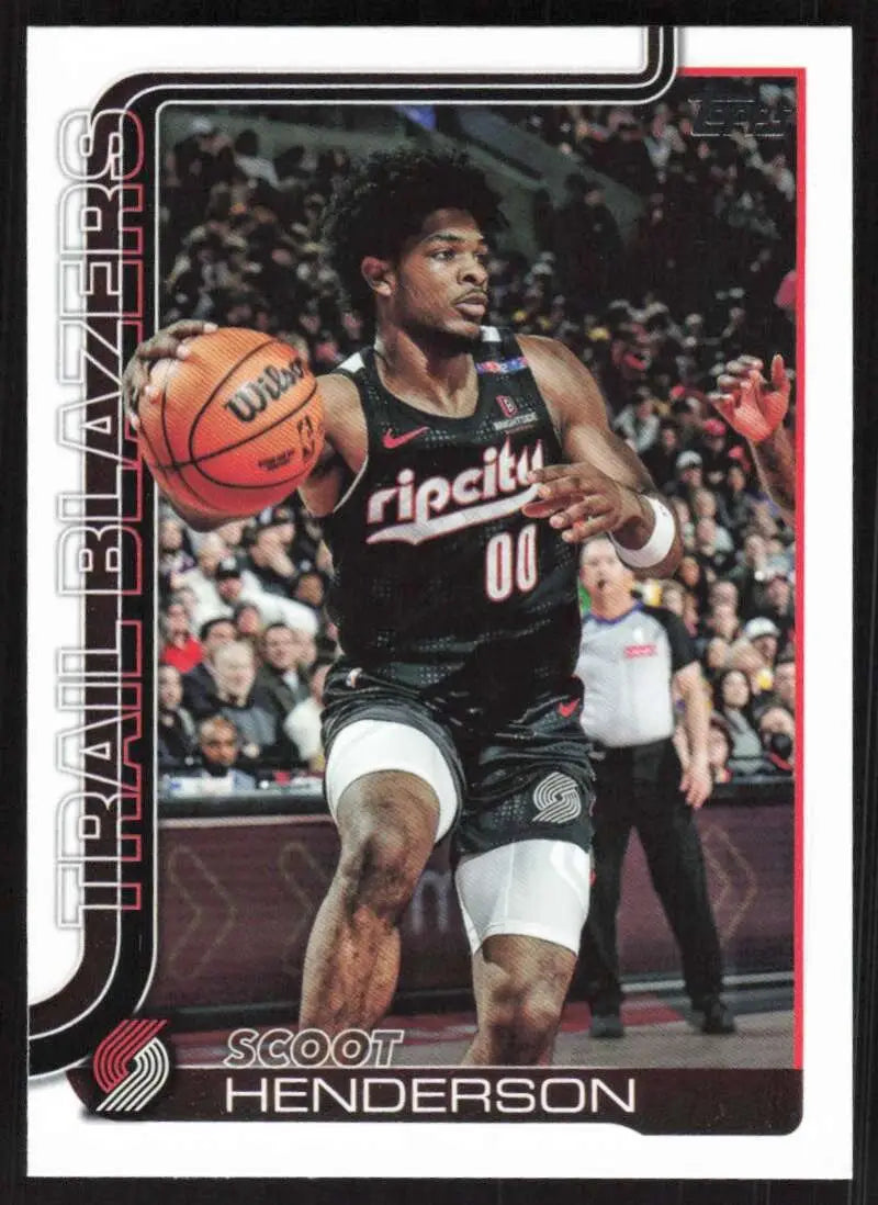 2025-26 Topps #122 Scoot Henderson NM-MT Portland Trail Blazers Basketball Card - Basketball Card Single