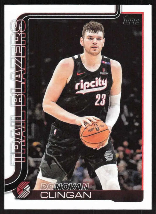 2025-26 Topps #126 Donovan Clingan NM-MT Portland Trail Blazers Basketball Card