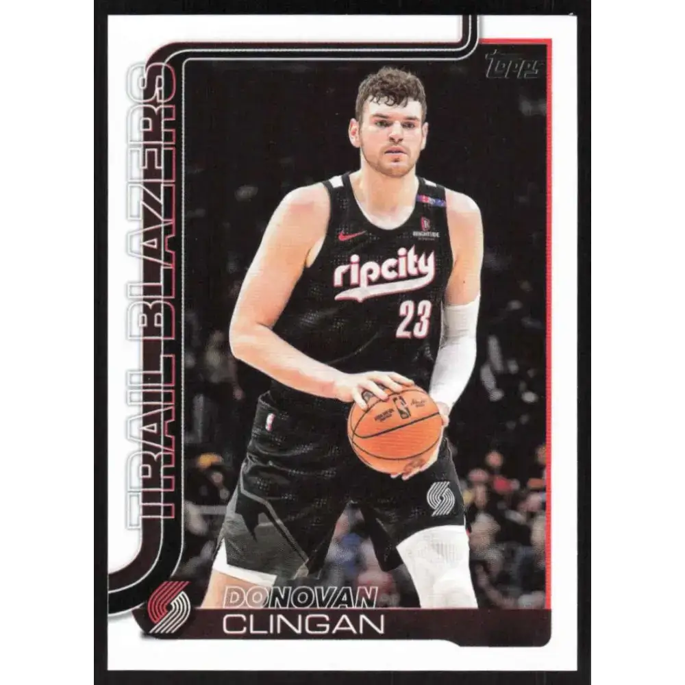 2025-26 Topps #126 Donovan Clingan NM-MT Portland Trail Blazers Basketball Card - Basketball Card Single