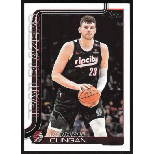 2025-26 Topps #126 Donovan Clingan NM-MT Portland Trail Blazers Basketball Card