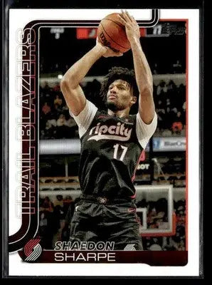 2025-26 Topps #127 Shaedon Sharpe - Basketball Card Single