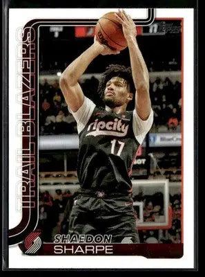 2025-26 Topps #127 Shaedon Sharpe - Basketball Card Single