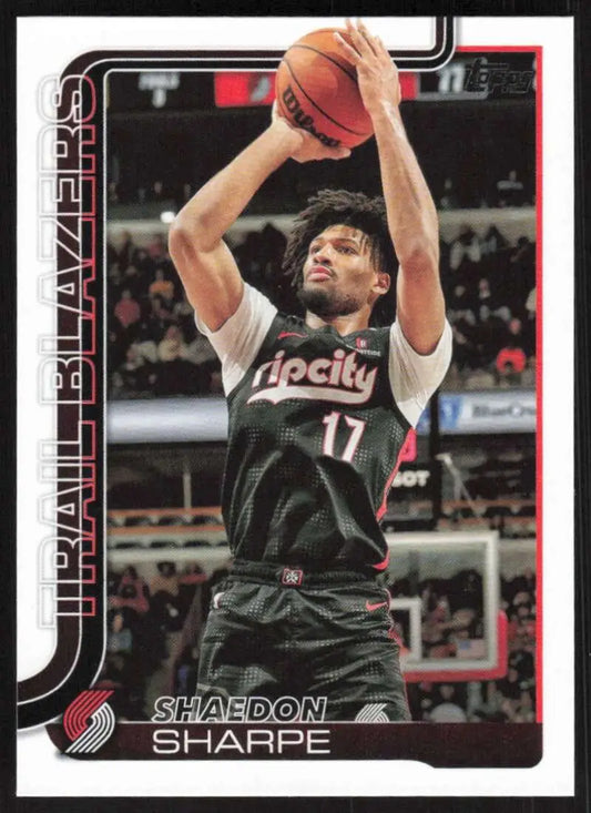2025-26 Topps #127 Shaedon Sharpe NM-MT Portland Trail Blazers Basketball Card