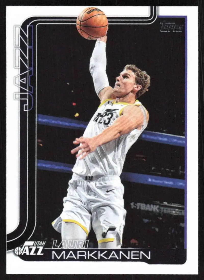 2025-26 Topps #129 Lauri Markkanen NM-MT Utah Jazz Basketball Card - Basketball Card Single