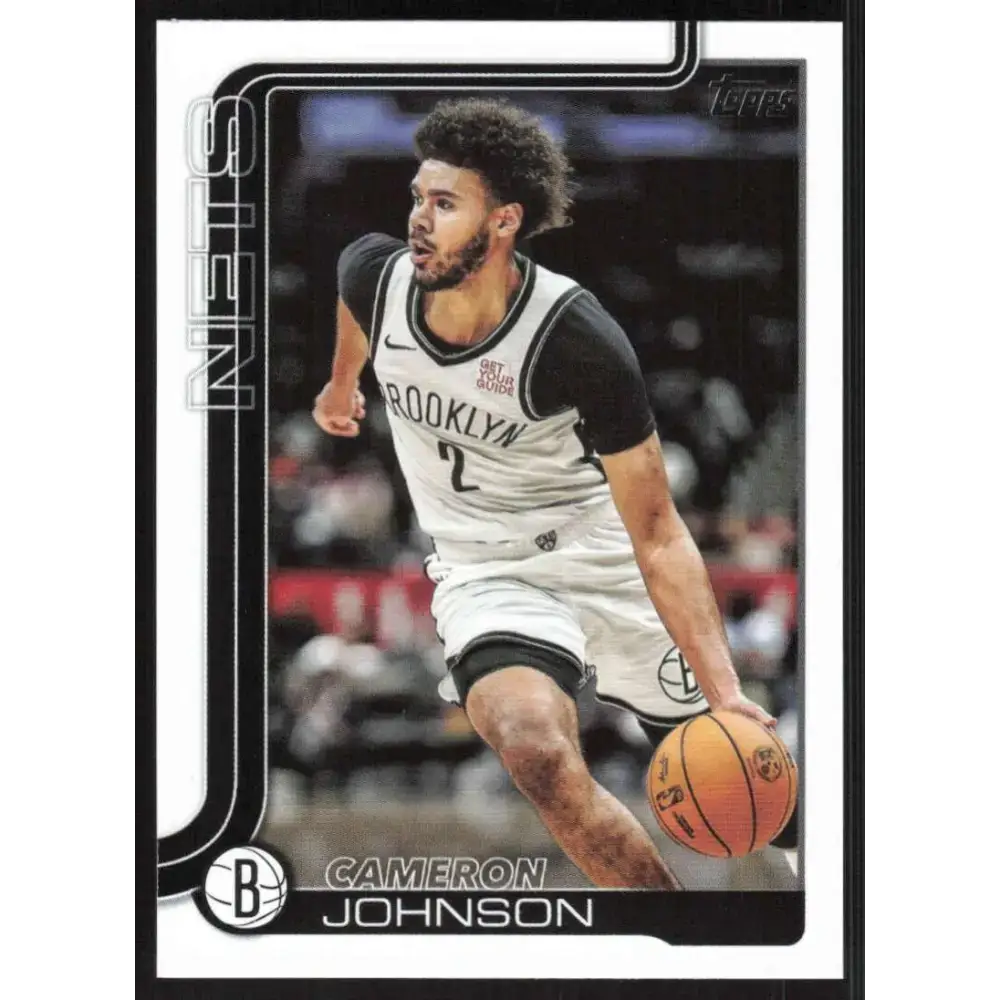 2025-26 Topps #13 Cameron Johnson NM-MT Brooklyn Nets Basketball Card - Basketball Card Single
