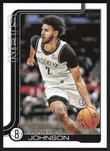 2025-26 Topps #13 Cameron Johnson NM-MT Nets ID:80788 - Basketball Card Single